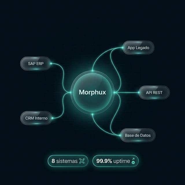 Diagrama de integración de sistemas empresariales